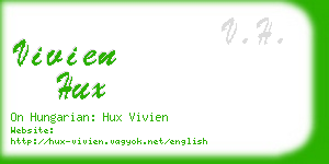 vivien hux business card
